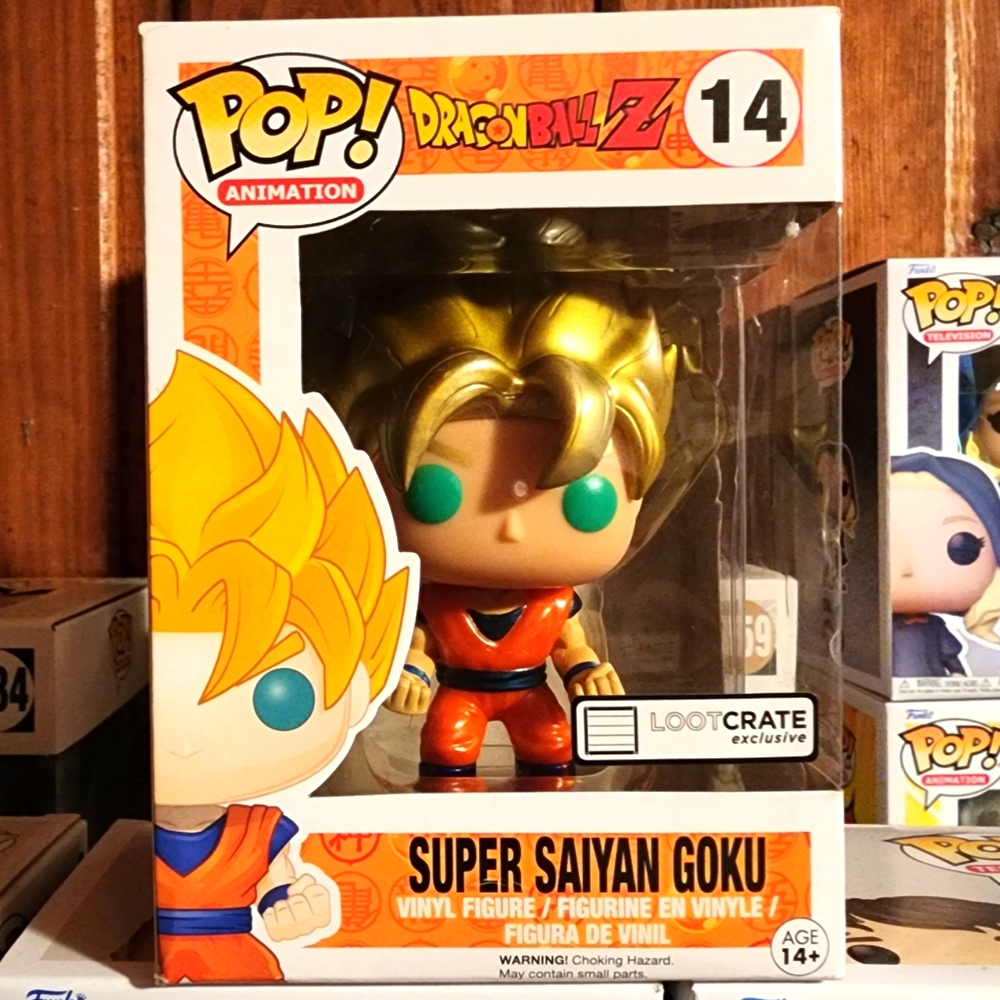Metallic Super Saiyan Goku Funko Pop